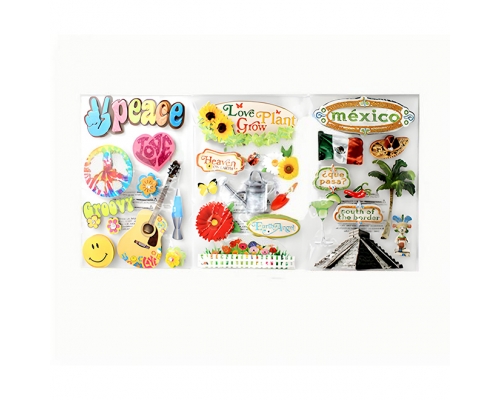 金蔥立體層層貼